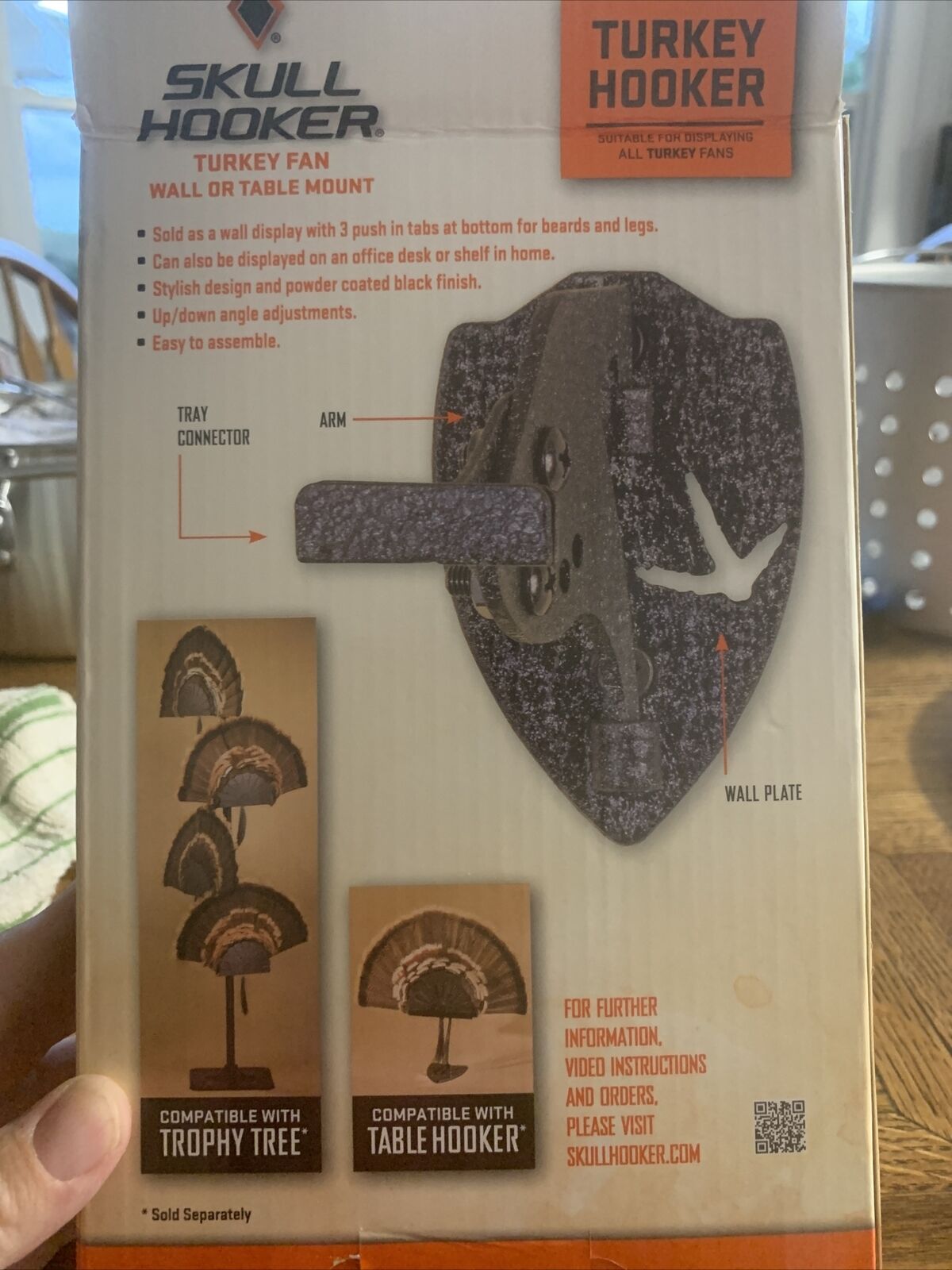 -BLK Skull Hooker Turkey Hooker - Fresh Stock Dated December 2025