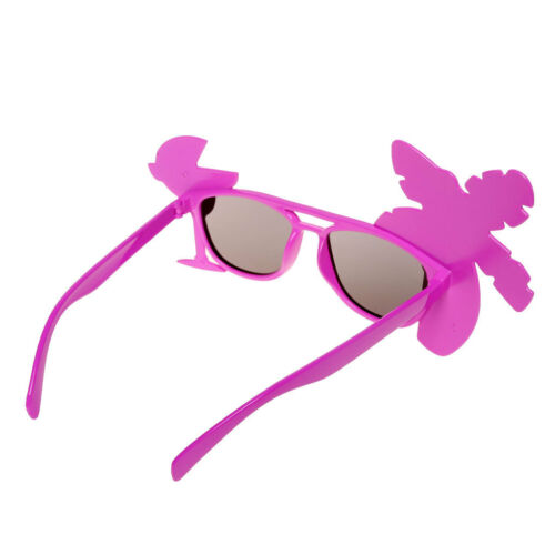 Flamingo Cocktail Palm Tree Sunglasses Glasses Novelty Tropical Beach Party - Fresh Stock Dated February 2026