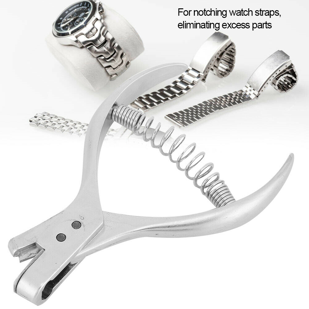 Leather Strap Incision Cutting Pliers Watchband Notching Plier Watch Repair Tool - Fresh Stock Dated February 2026