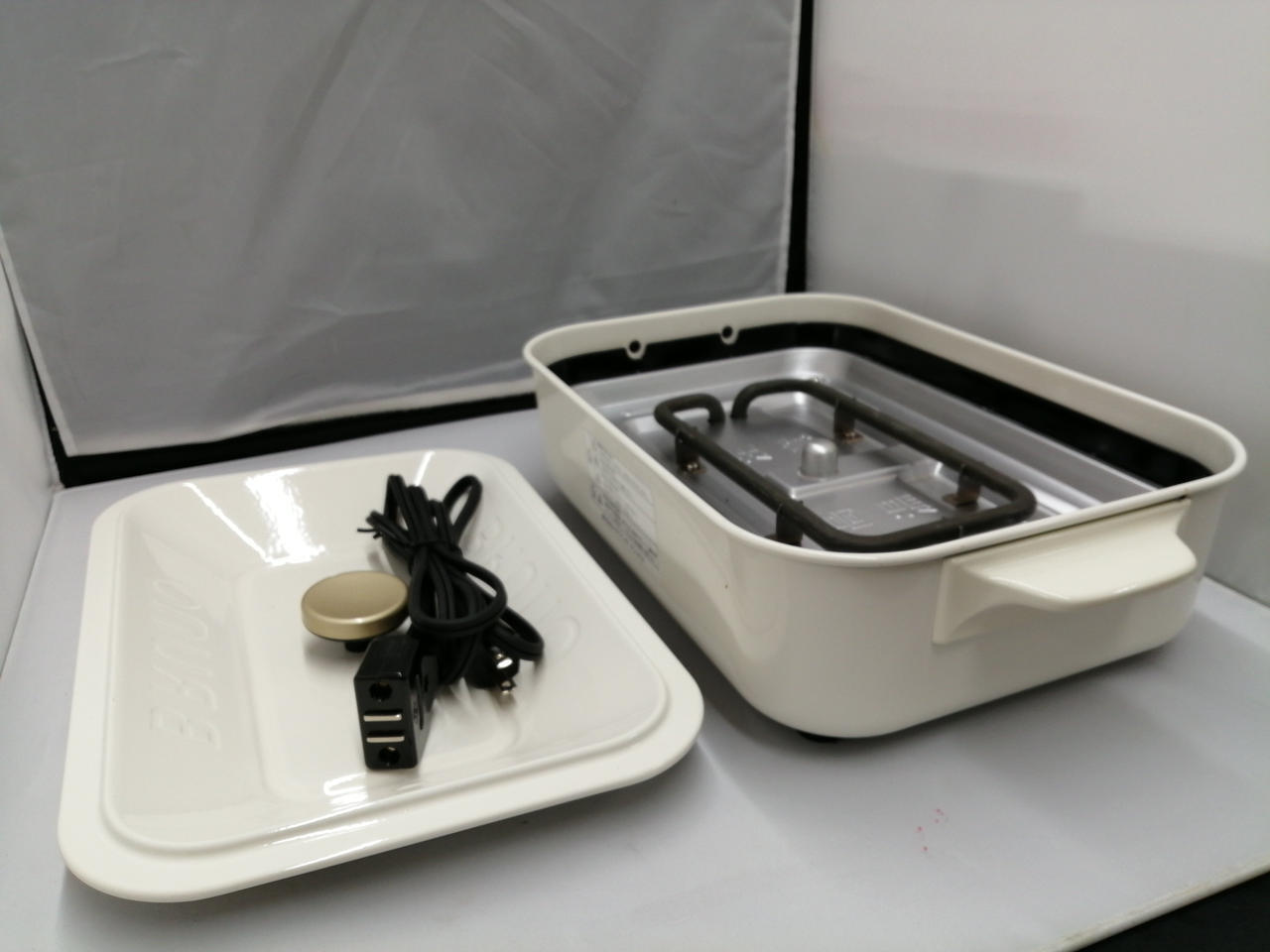 BRUNO Compact Hot Plate BOE021-White - Fresh Stock Dated February 2026