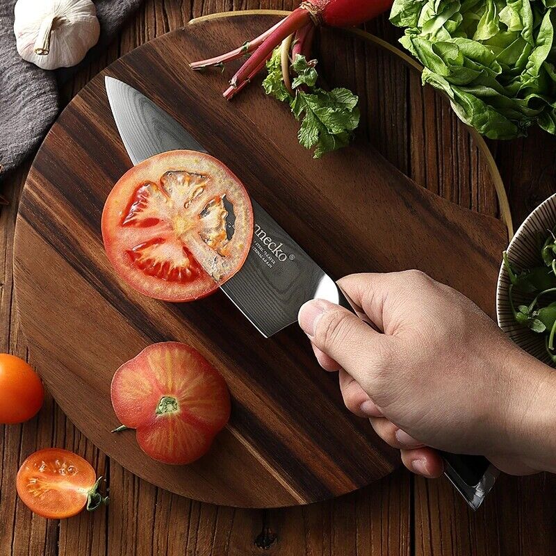 6.5 inch Chef Knife Japanese VG10 Damascus Steel Kitchen Slicing Cooking Cutlery - Fresh Stock Dated February 2026