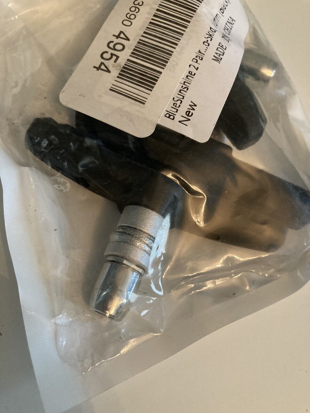 2 Pairs ( 4 Pieces) bike bicycle rubber v brakes Blue Sunshine Brand 70 MM - Fresh Stock Dated February 2026