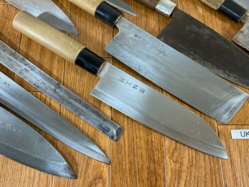Japanese Chef's Kitchen Knife Set 12 Piece DEBA NAKIRI YANAGIBA from Japan UK238 - Fresh Stock Dated December 2025