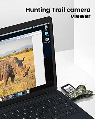 Trail Camera Viewer SD Card Reader for iPhone/iPad,4 IN 1 Trail Game Camera SD C - Fresh Stock Dated February 2026