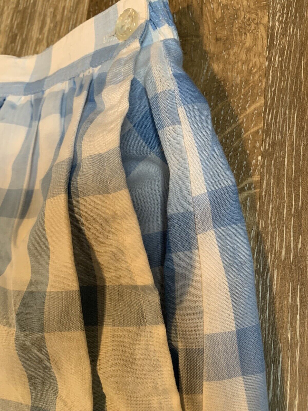 Vintage Blue Plaid  Skirt Lady Arrow Sz 10 Below Knee - Fresh Stock Dated March 2026