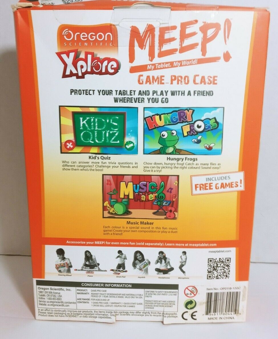 Oregon Scientific Explore MEEP!  Game-Pro Case OP0118-12GC - Fresh Stock Dated February 2026