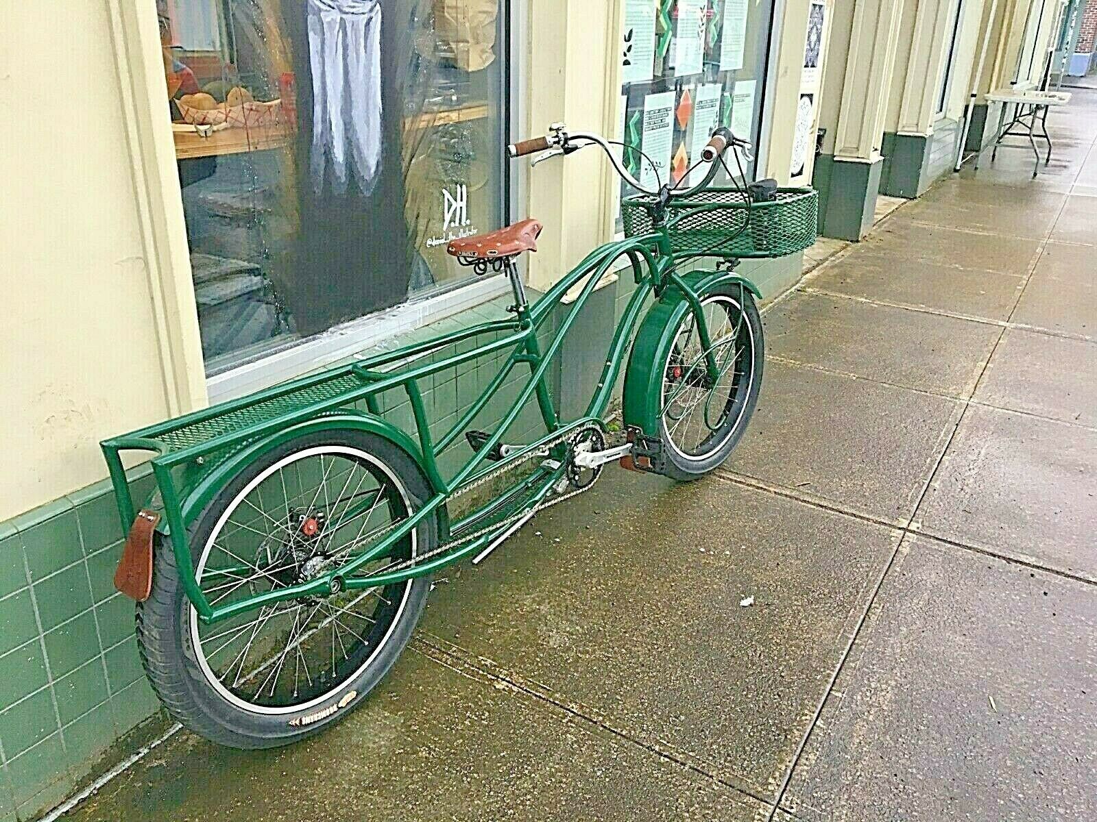 CUSTOM BLACK SHEEP Dream Bike, Cargo Longtail ROHLOFF ROTOR BROOKS SON 18