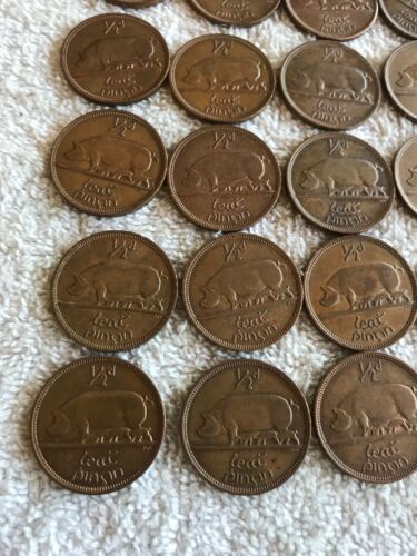 Lot Of 25 Irish Lucky Half-pennies 1967 - Fresh Stock Dated February 2026
