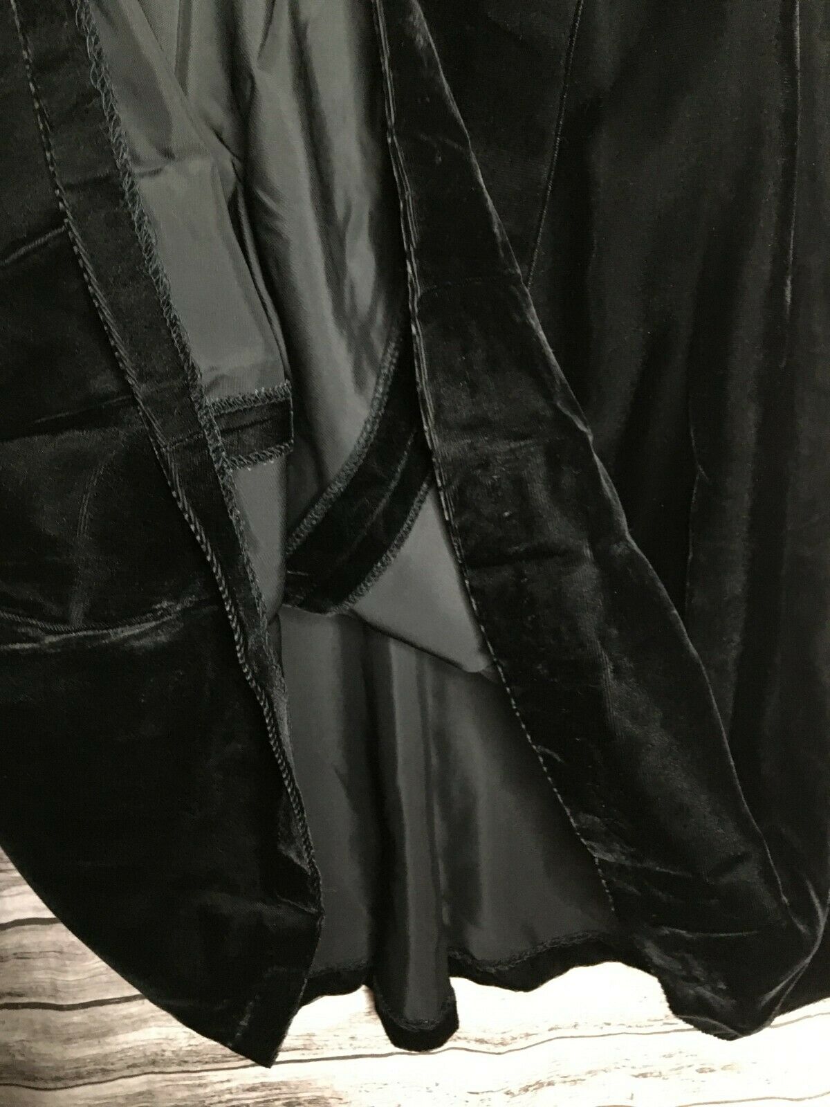 Vintage Gunne Sax Size 7 Black Velvet Skirt - Fresh Stock Dated February 2026