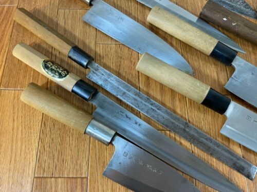Japanese Chef's Kitchen Knife Set 12 Piece DEBA NAKIRI YANAGIBA from Japan UK238 - Fresh Stock Dated December 2025