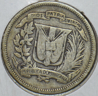 Dominican Republic 1947 25 Centavos 150844 combine shipping - Fresh Stock Dated December 2025