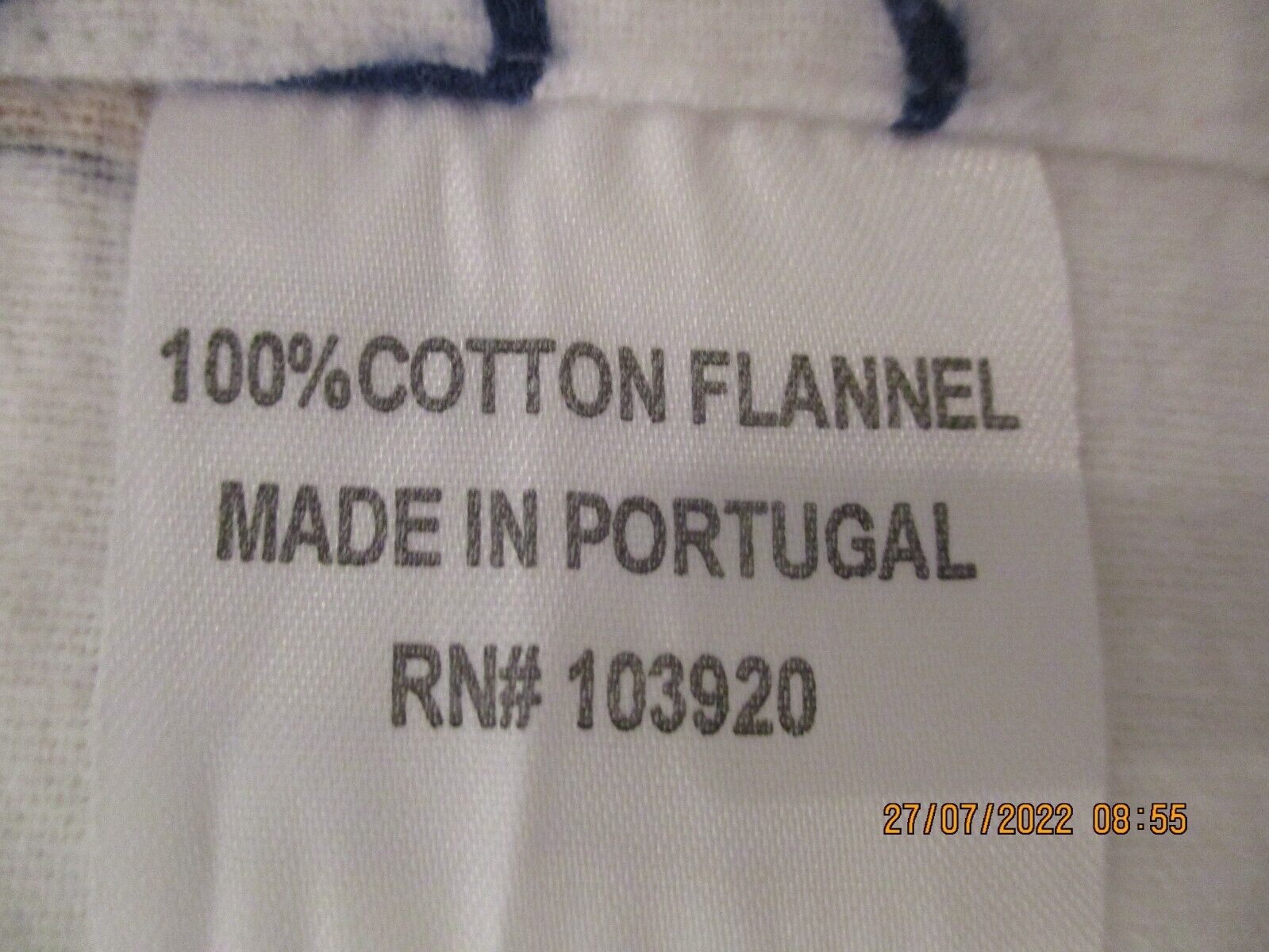2 Snowman Standard Flannel Pillowcases made in Portugal - Fresh Stock Dated February 2026