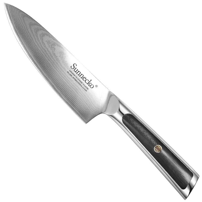 6.5 inch Chef Knife Japanese VG10 Damascus Steel Kitchen Slicing Cooking Cutlery - Fresh Stock Dated February 2026