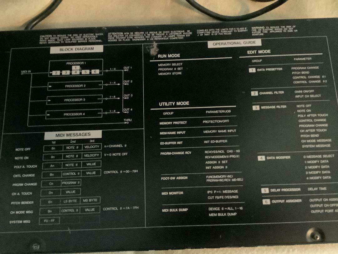 Yamaha MEP4 Midi Processor.Tested & Working - Fresh Stock Dated February 2026