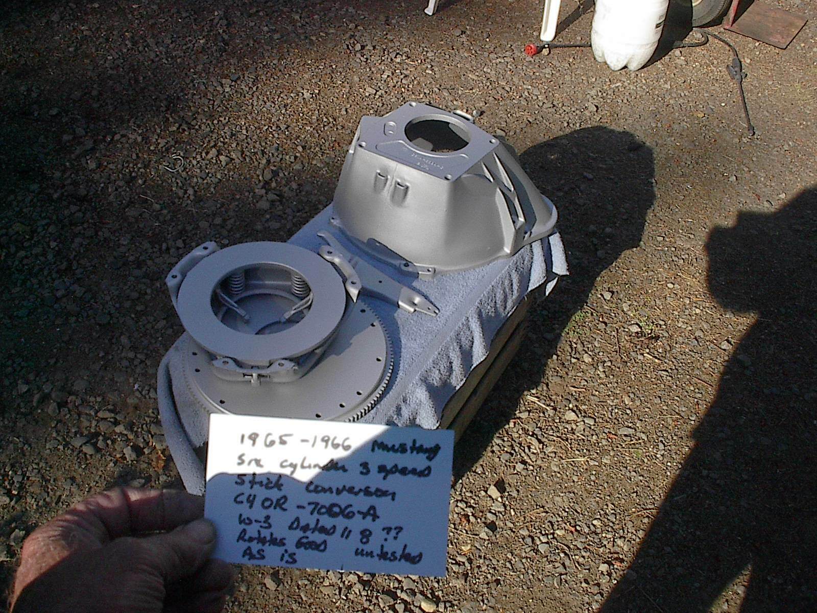 Factory 1966 mustang 3 speed on the floor set up from 200 six cylinder. - Fresh Stock Dated February 2026