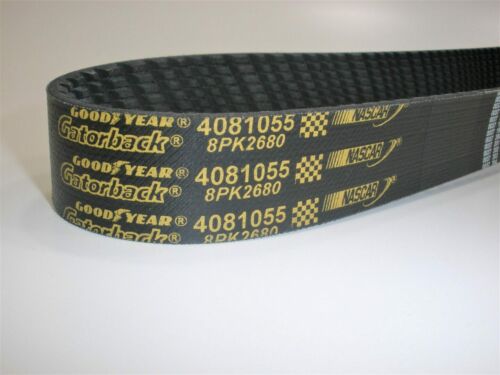 Goodyear 4081055 8PK2680 Poly-V Gatorback Engine Timing Serpentine Belt *NEW* - Fresh Stock Dated February 2026