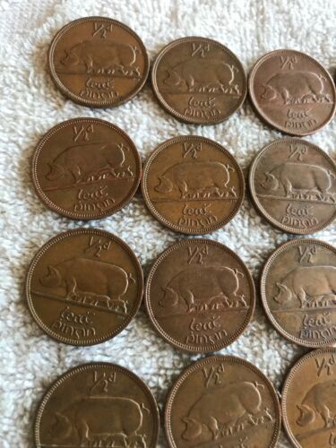 Lot Of 25 Irish Lucky Half-pennies 1967 - Fresh Stock Dated February 2026