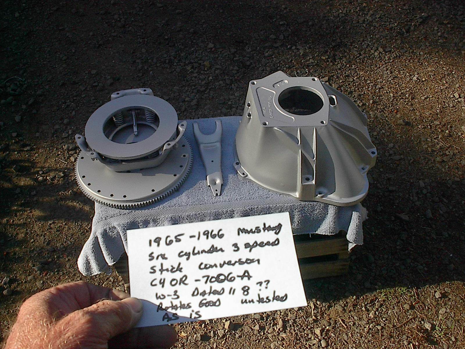 Factory 1966 mustang 3 speed on the floor set up from 200 six cylinder. - Fresh Stock Dated February 2026