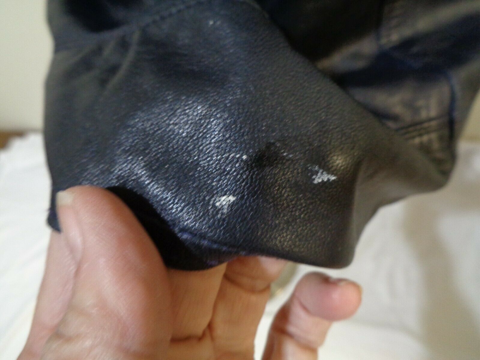 VINTAGE GIANNI VERSACE BLACK LEATHER PLEATED POCKET DETAIL STRAIGHT SKIRT S - Fresh Stock Dated December 2025