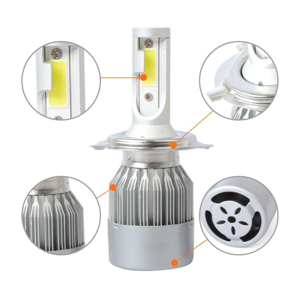 FOR 2000-2005 KAWASAKI ZX1200 Ninja ZX-12R HEADLIGHT LED BULB 1500W 22500LM - Fresh Stock Dated February 2026