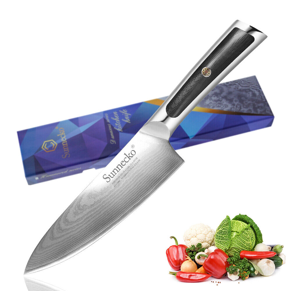 6.5 inch Chef Knife Japanese VG10 Damascus Steel Kitchen Slicing Cooking Cutlery - Fresh Stock Dated February 2026