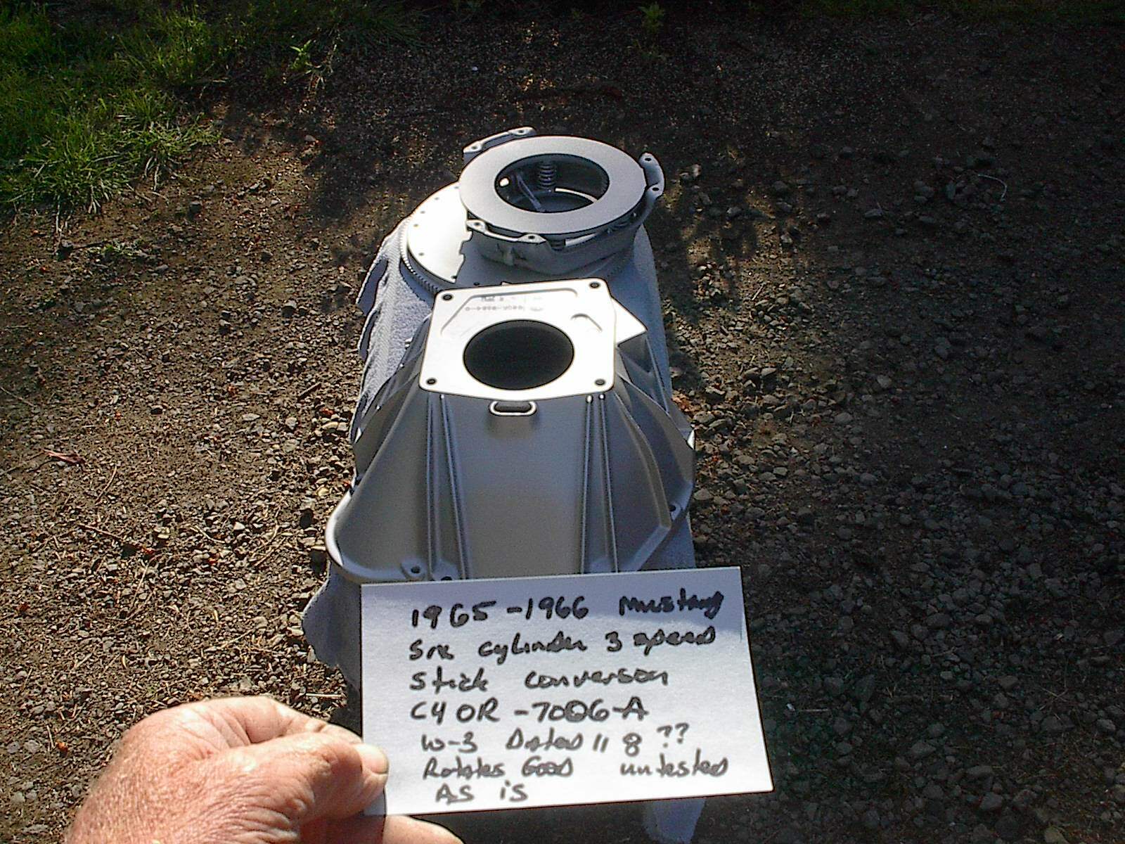 Factory 1966 mustang 3 speed on the floor set up from 200 six cylinder. - Fresh Stock Dated February 2026