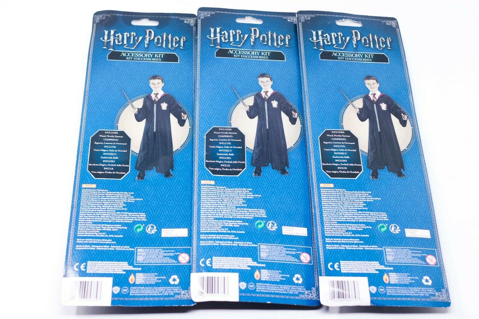 Harry Potter Accessories Kit Wand & Glasses Dress Up Costume Lot of 3 - Fresh Stock Dated February 2026