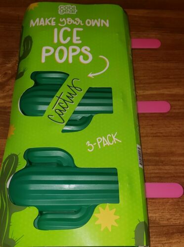 Cactus Ice Pop Plastic Mold (As seen on Tik Tok) NEW - Fresh Stock Dated February 2026