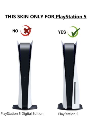 Vinyl Nike Design Skin Decal Sticker for PS5 Console Controllers - Disk Version - Fresh Stock Dated December 2025