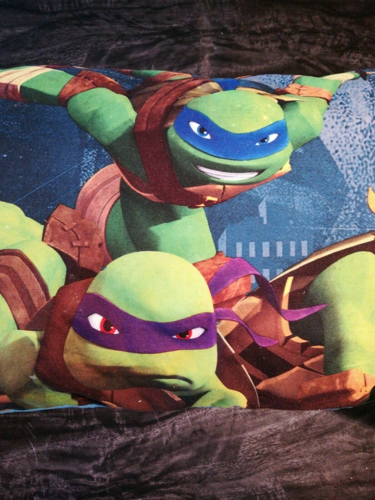 Teenage Mutant Ninja Turtles Throw Fleece Pillow 24” X 12” - Fresh Stock Dated January 2026