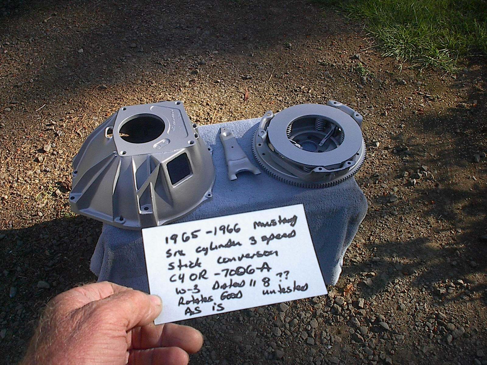 Factory 1966 mustang 3 speed on the floor set up from 200 six cylinder. - Fresh Stock Dated February 2026