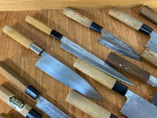 Japanese Chef's Kitchen Knife Set 12 Piece DEBA NAKIRI YANAGIBA from Japan UK238 - Fresh Stock Dated December 2025