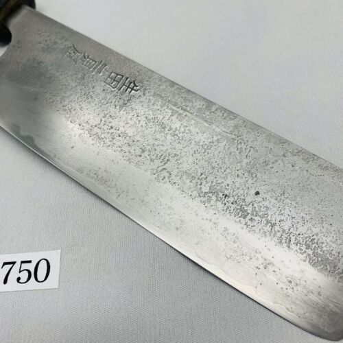 <Used> Japanese Chef's Kitchen Knife Blue Steel Nakiri 160/290 From Japan SS750 - Fresh Stock Dated December 2025