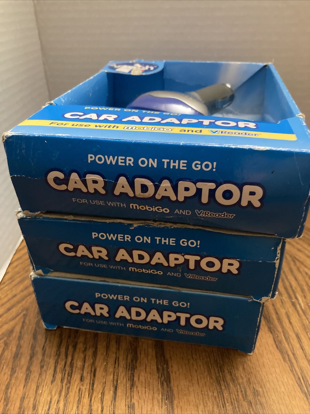 Lot of 3 VTech Car Chargers Adaptors MobiGo & V Reader NEW Model #80-091310 - Fresh Stock Dated February 2026