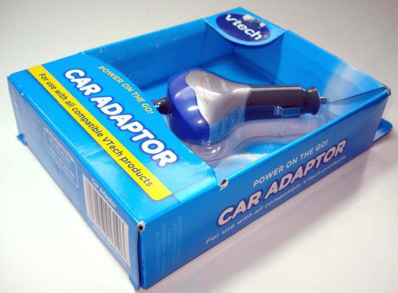 NEW! VTech Car Adaptor Toy Power On The Go Model 80-091310 Electronic Learning - Fresh Stock Dated February 2026