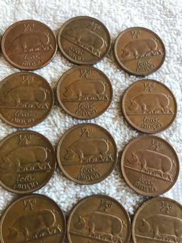 Lot Of 25 Irish Lucky Half-pennies 1967 - Fresh Stock Dated February 2026