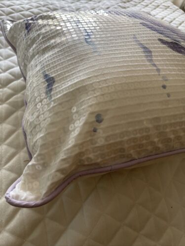 Pottery Barn Teen Sea Life Pillow Cover with Insert Dolphin Sequins Kids Accent - Fresh Stock Dated December 2025