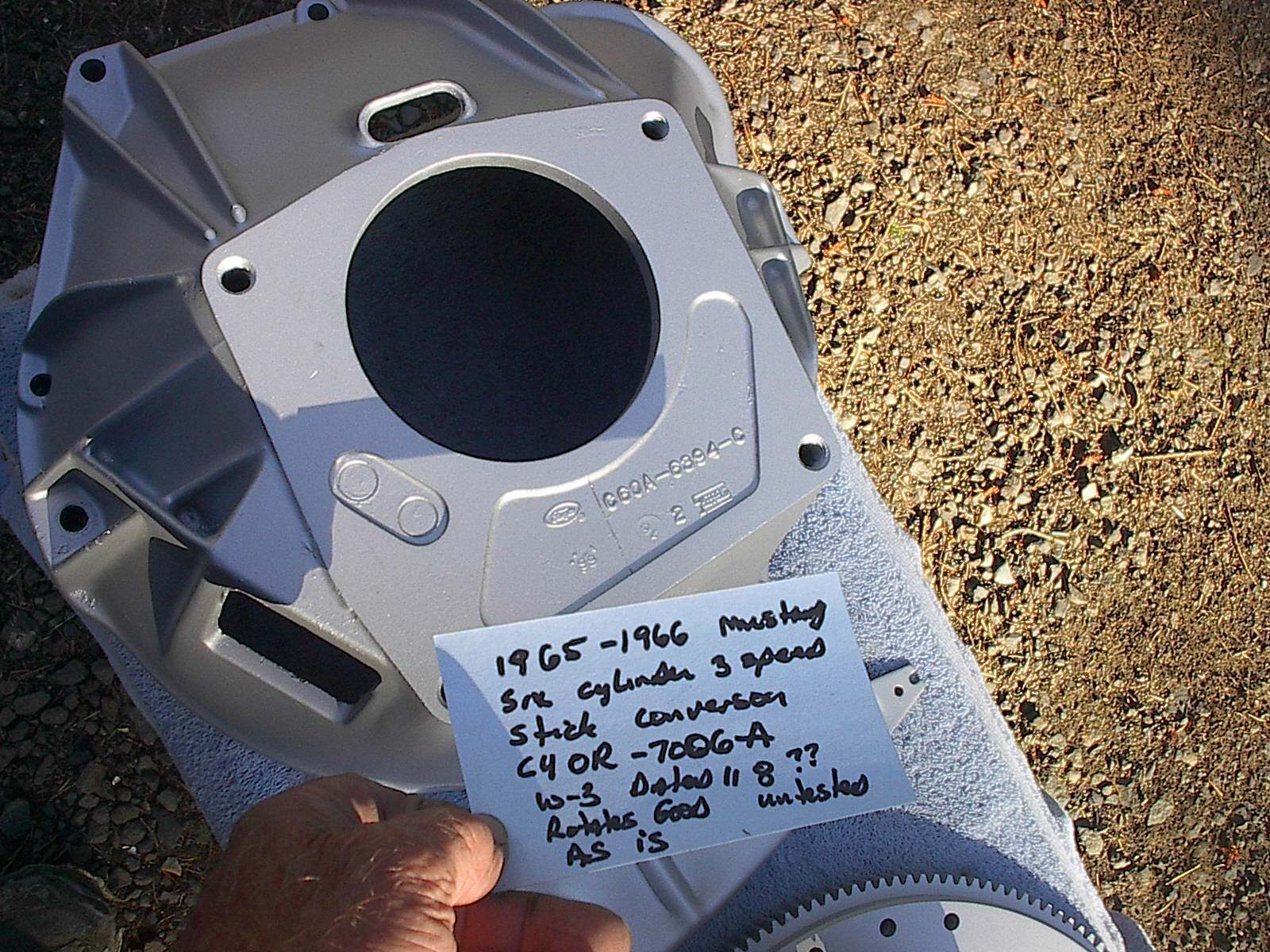 Factory 1966 mustang 3 speed on the floor set up from 200 six cylinder. - Fresh Stock Dated February 2026