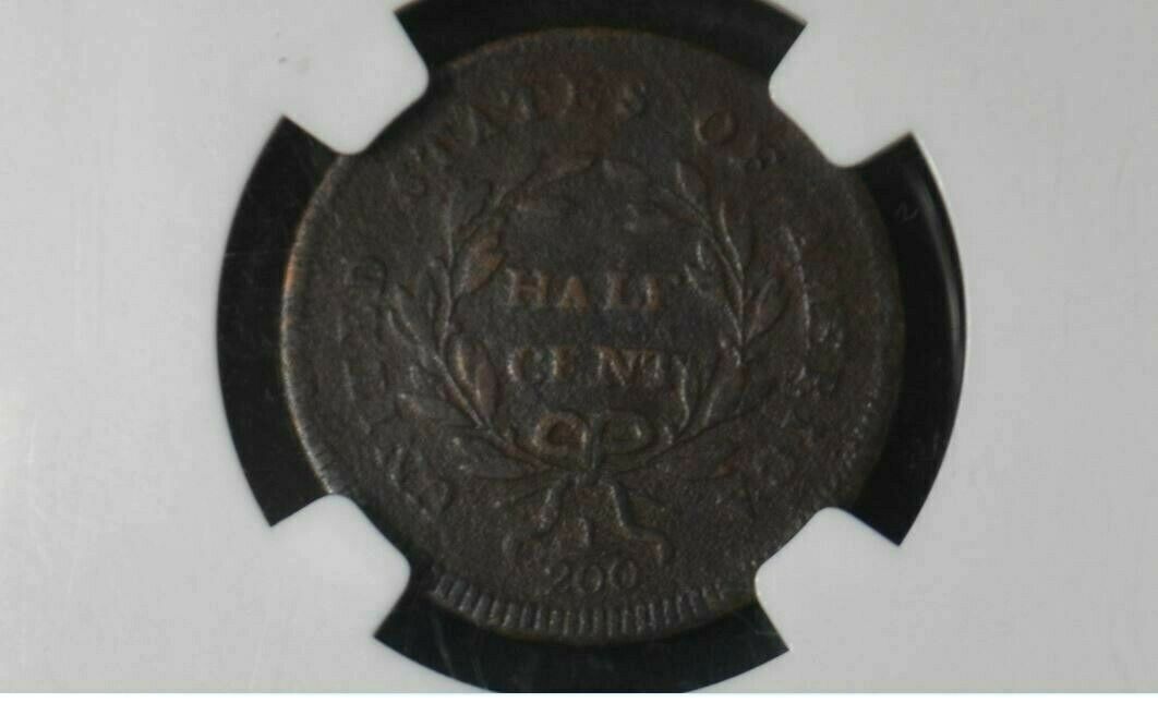 1795 HALF CENT ** C1** VF Details ** NGC ** Lettered Edge w/Pole - Fresh Stock Dated December 2025