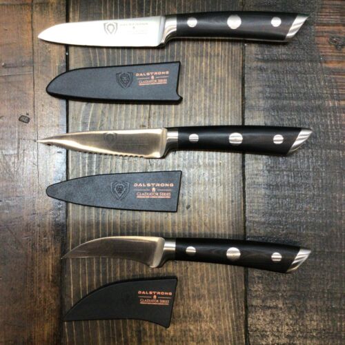 DALSTRONG Paring Knife Set - 3 Piece - Gladiator Series - USED - Fresh Stock Dated December 2025