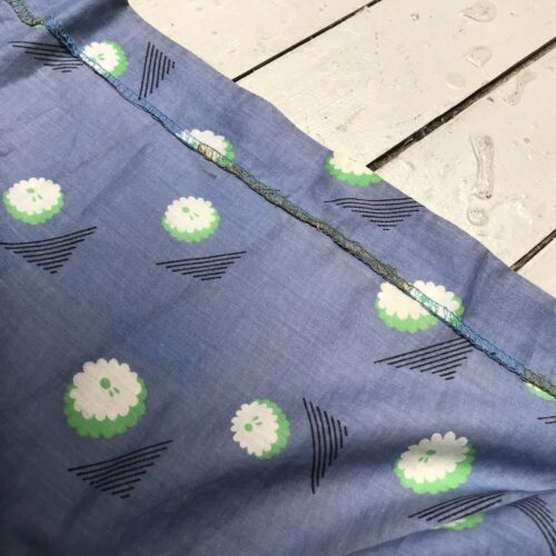 VTG 70s John Meyer Blue Floral Tiered Maxi Long Skirt Cotton M/L - Fresh Stock Dated February 2026