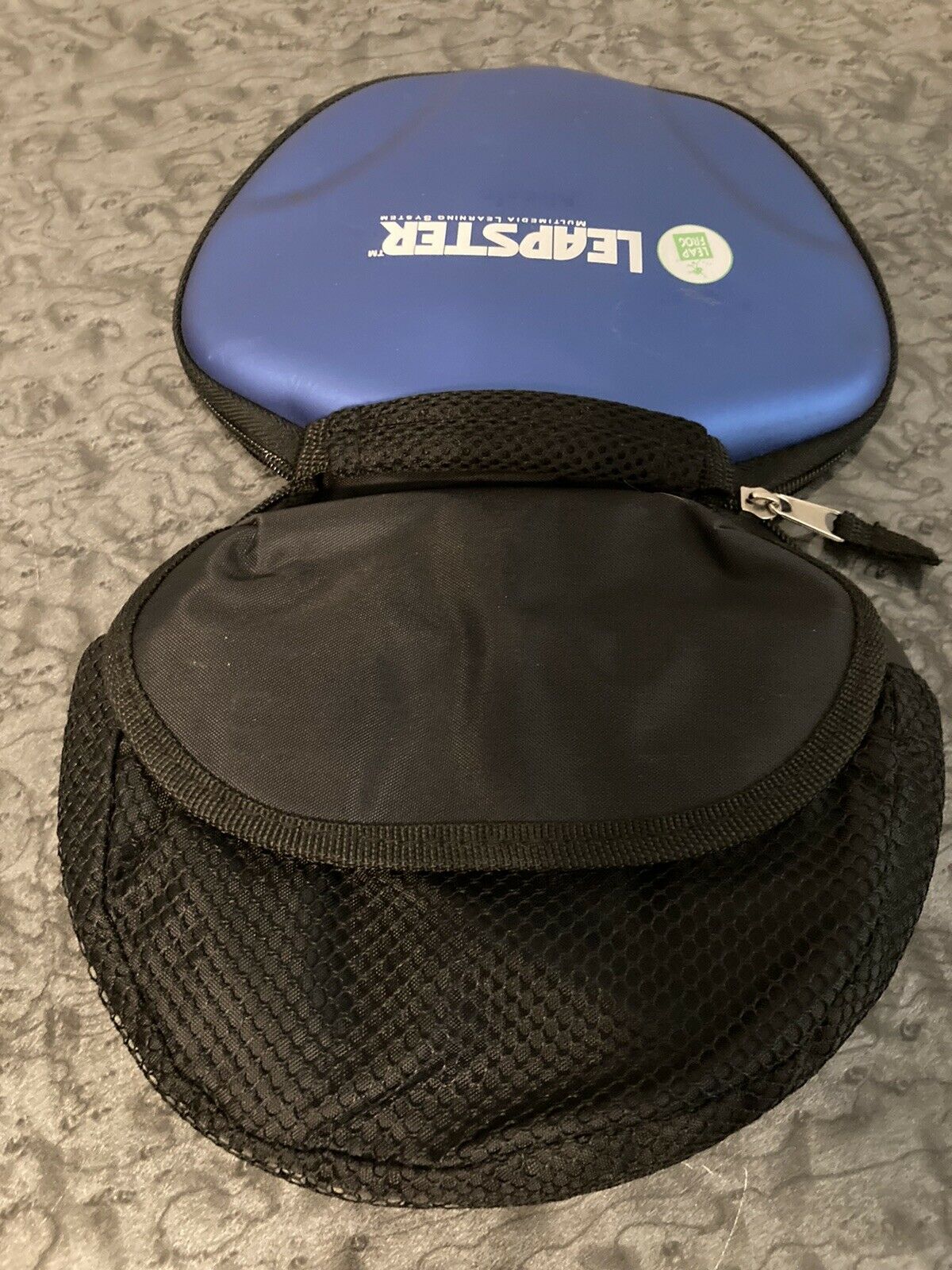 Leap Frog Leapster Blue hard shell carrying case w/ zipper ONLY (No System) D1 - Fresh Stock Dated December 2025