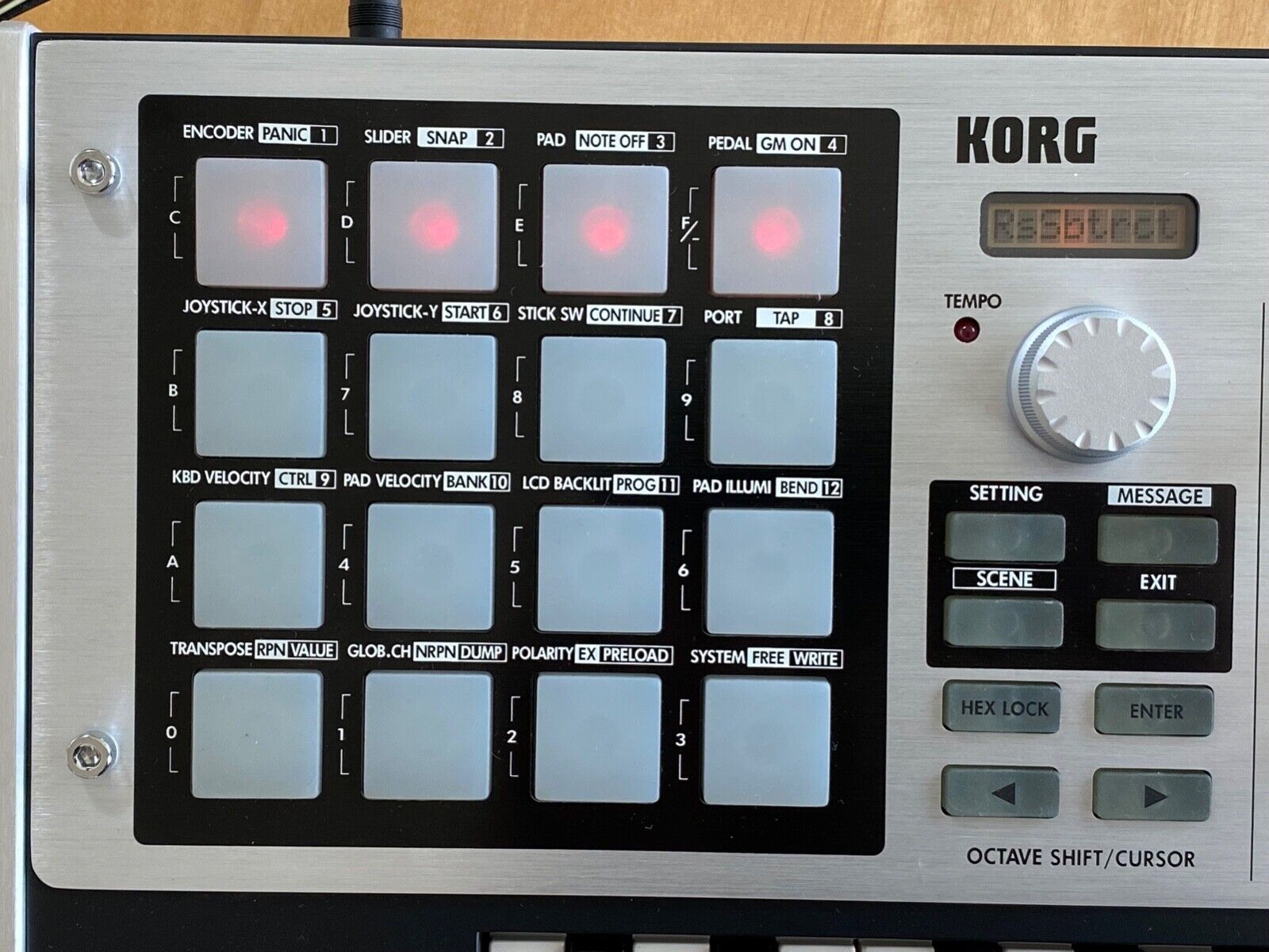 Used KORG micro Kontrol MC-1 midi controller keyboard with case - Fresh Stock Dated February 2026