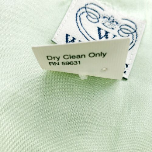 Wathne Vintage Linen Mint Green Wrap Skirt Silk Lining NWT Size 6 NEW OLD STOCK - Fresh Stock Dated February 2026