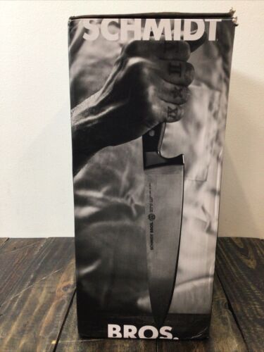 SCHMIDT BROS. 10 Piece Set With Knife Block - New in open box - Fresh Stock Dated December 2025