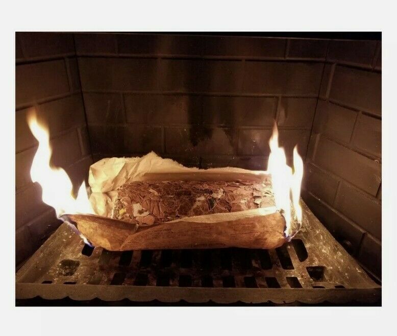 KFC FIRE LOG 11 HERBS & SPICES ENVIROLOG KENTUCKY FRIED CHICKEN FIRE LOG - Fresh Stock Dated December 2025