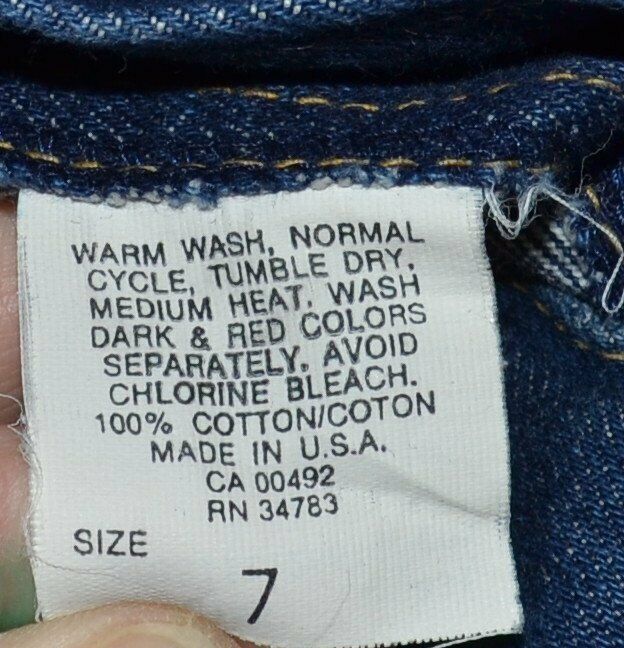 Lee Vintage Ladies ~ Girls Midi Denim Blue Jean Skirt Size 7 USA - Fresh Stock Dated March 2026