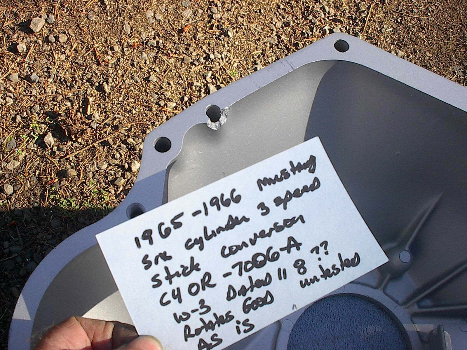 Factory 1966 mustang 3 speed on the floor set up from 200 six cylinder. - Fresh Stock Dated February 2026