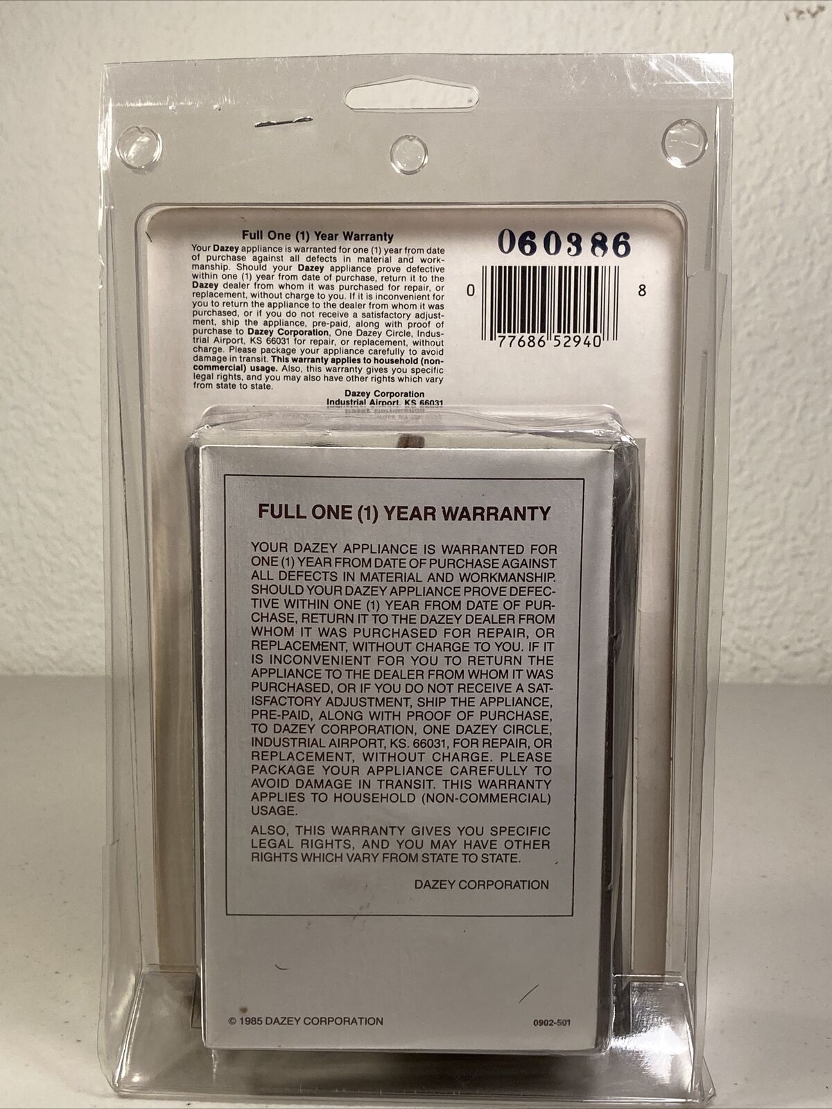 VINTAGE DAZEY 25 Watt Coffee/TEA/ Soup Cup Mug Beverage Warmer CW-10 - Fresh Stock Dated February 2026