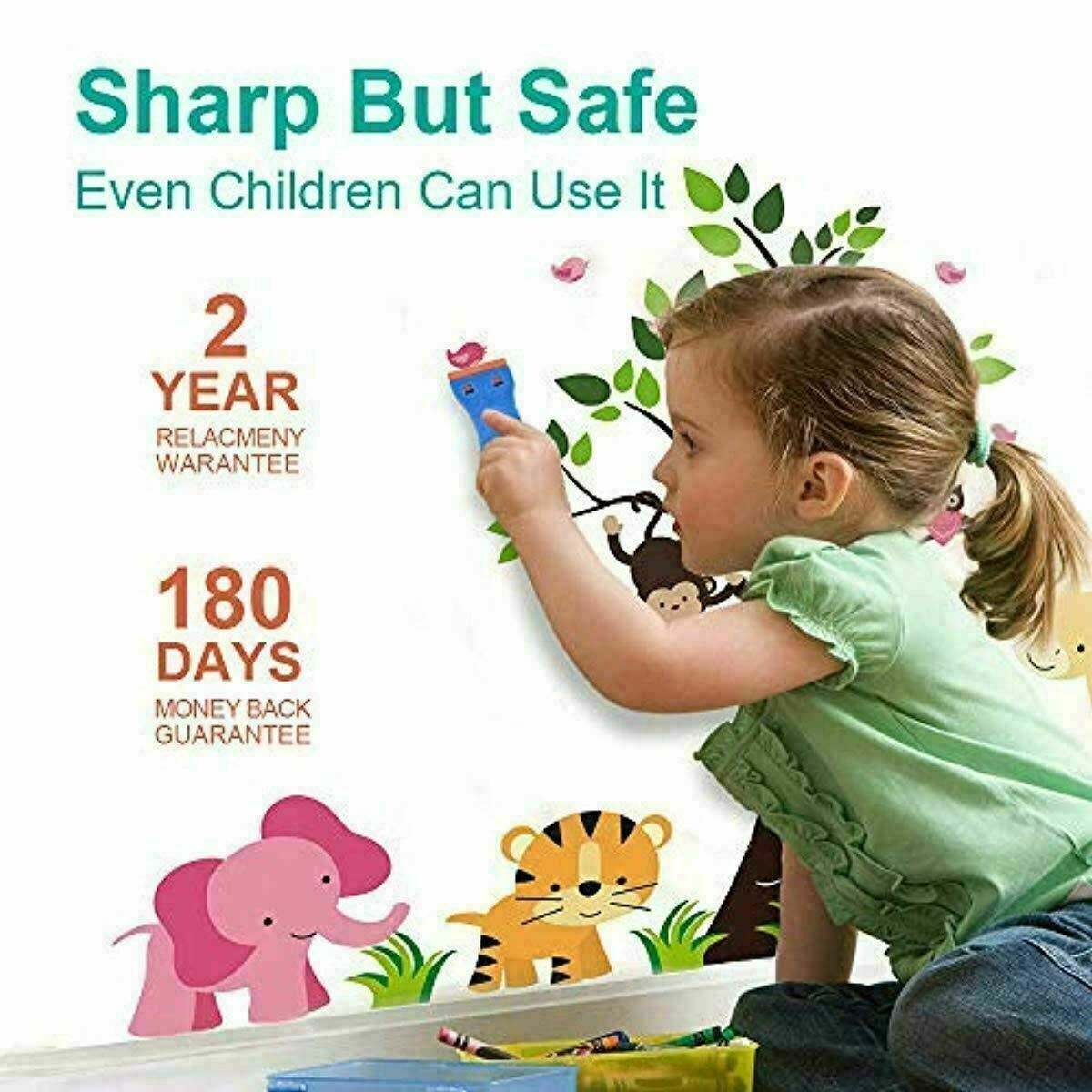 Plastic Razor Blade Scraper 2 Pack Tool & 100 Pack Plastic Razor Blades - Fresh Stock Dated February 2026